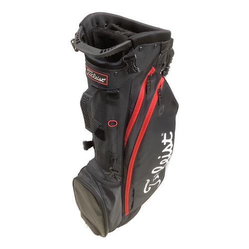 Titleist (タイトリスト) キャディバッグ TB21SX4-BKRD 2022モデル ブラック×レッド プレーヤーズ S4 スタンドキャディバッグ