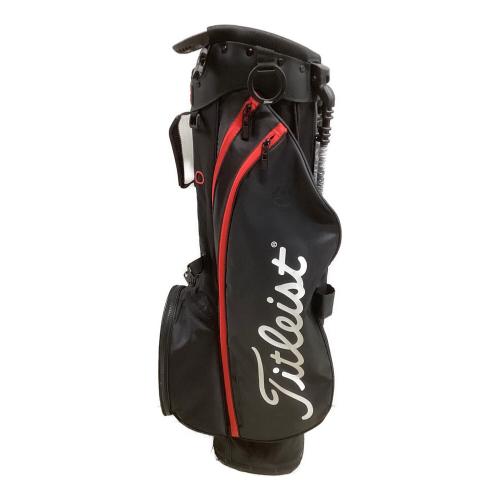 Titleist (タイトリスト) キャディバッグ TB21SX4-BKRD 2022モデル ブラック×レッド プレーヤーズ S4 スタンドキャディバッグ