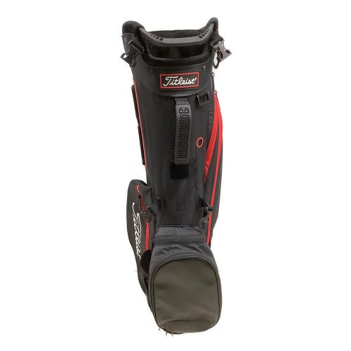 Titleist (タイトリスト) キャディバッグ TB21SX4-BKRD 2022モデル ブラック×レッド プレーヤーズ S4 スタンドキャディバッグ