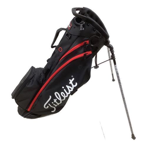 Titleist (タイトリスト) キャディバッグ TB21SX4-BKRD 2022モデル ブラック×レッド プレーヤーズ S4 スタンドキャディバッグ