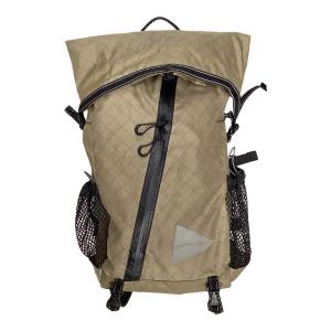 and wander (アンドワンダー) バックパック 574-5975203 約18L カーキ エコパック