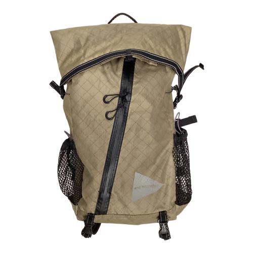 and wander (アンドワンダー) バックパック 574-5975203 約18L カーキ エコパック