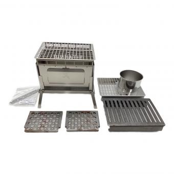 笑's (ショーズ) Mr.B-6 All Titanium Grill plate setⅡ 焚火台