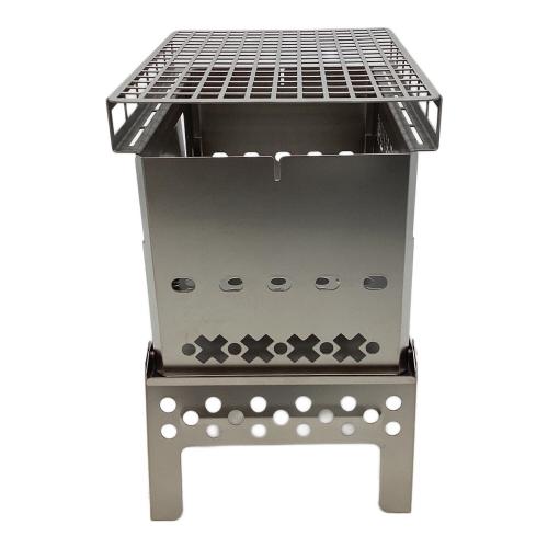 笑's (ショーズ) Mr.B-6 All Titanium Grill plate setⅡ 焚火台