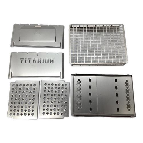 笑's (ショーズ) Mr.B-6 All Titanium Grill plate setⅡ 焚火台