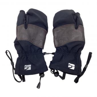 finetrack (ファイントラック) 登山雑貨 ブラック×ブラウン エバーブレススリーフィンガーシェルグローブ
