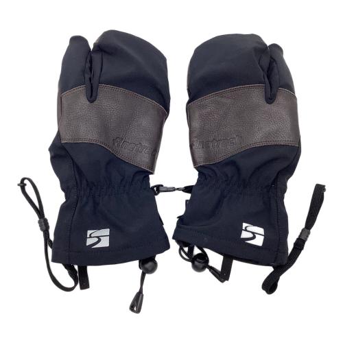 finetrack (ファイントラック) 登山雑貨 ブラック×ブラウン エバーブレススリーフィンガーシェルグローブ