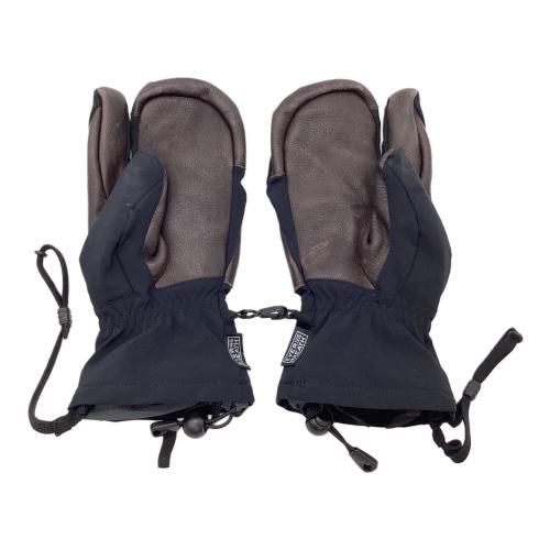 finetrack (ファイントラック) 登山雑貨 ブラック×ブラウン エバーブレススリーフィンガーシェルグローブ