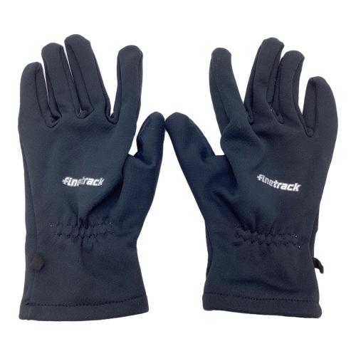 finetrack (ファイントラック) 登山雑貨 ブラック×ブラウン エバーブレススリーフィンガーシェルグローブ