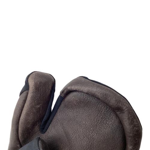 finetrack (ファイントラック) 登山雑貨 ブラック×ブラウン エバーブレススリーフィンガーシェルグローブ