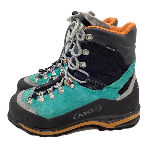 AKU (アク) ハヤツキGTX 厳冬期用 トレッキングシューズ レディース SIZE 24.5cm ブラック×スカイブルー