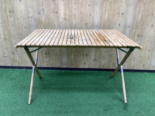 byer (バイヤー) アウトドアテーブル USA製 ヴィンテージ 廃盤品 約110×76×70.5cm ロールトップキャンプテーブル