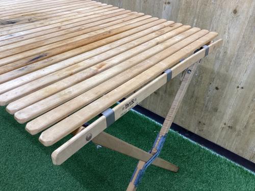 byer (バイヤー) アウトドアテーブル USA製 ヴィンテージ 廃盤品 約110×76×70.5cm ロールトップキャンプテーブル