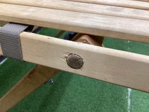 byer (バイヤー) アウトドアテーブル USA製 ヴィンテージ 廃盤品 約110×76×70.5cm ロールトップキャンプテーブル