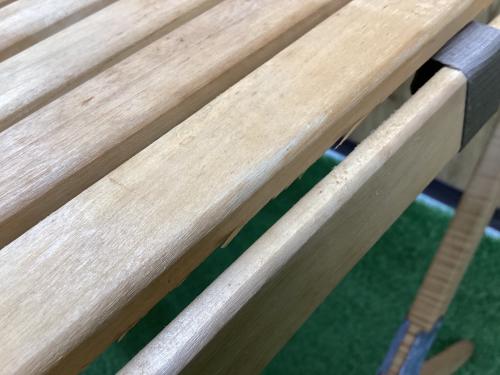 byer (バイヤー) アウトドアテーブル USA製 ヴィンテージ 廃盤品 約110×76×70.5cm ロールトップキャンプテーブル