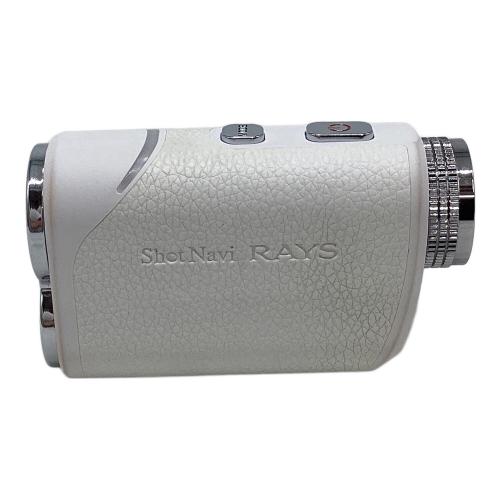 Shot Navi (ショット ナビ) ゴルフ距離測定器 ケーブル・ケース付 動作確認済 ホワイト
