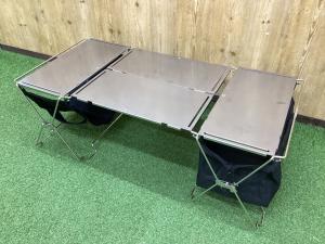 TOKYO CRAFTS (トウキョウクラフト) アウトドアテーブル シルバー コードユニット テーブルセット