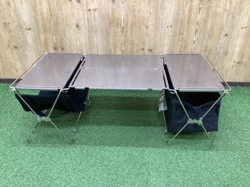 TOKYO CRAFTS (トウキョウクラフト) アウトドアテーブル シルバー コードユニット テーブルセット
