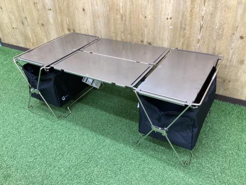 TOKYO CRAFTS (トウキョウクラフト) アウトドアテーブル シルバー コードユニット テーブルセット