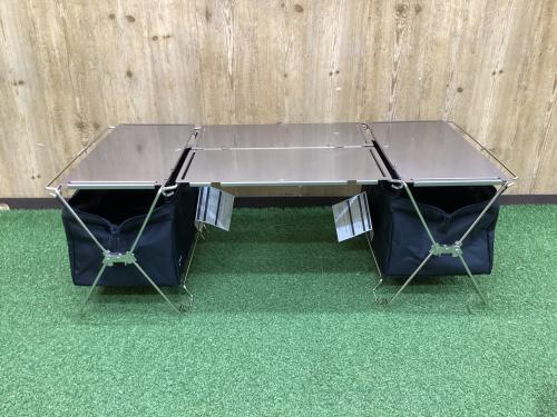 TOKYO CRAFTS (トウキョウクラフト) アウトドアテーブル シルバー コードユニット テーブルセット