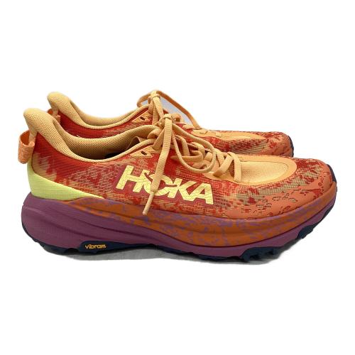 HOKAONEONE (ホカオネオネ) SPEEDGOAT6 トレランシューズ トレッキングシューズ 1147811SRBT レディース SIZE 24.5cm オレンジ