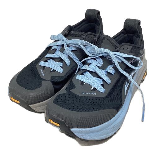 ALTRA (アルトラ) OLYMPUS 6 トレランシューズ トレッキングシューズ AL0A85NK000 レディース US9(26cm) ブラック×スカイブルー