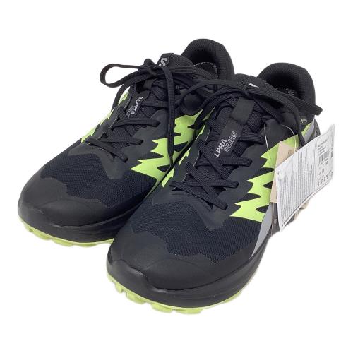 SALOMON (サロモン) ALPHAGLIDE GTX トレランシューズ トレッキングシューズ メンズ SIZE 26cm ブラック×イエロー