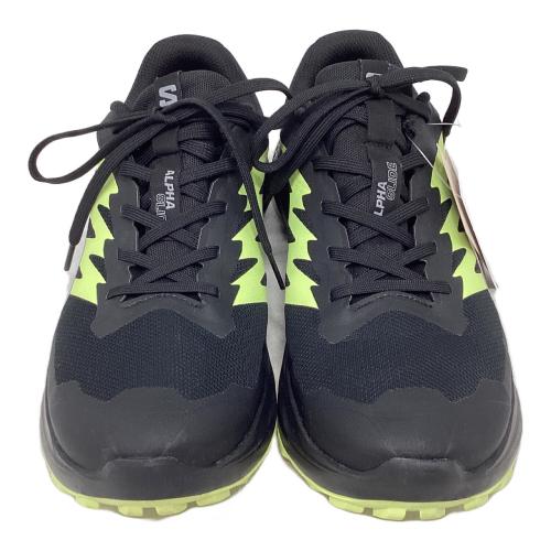 SALOMON (サロモン) ALPHAGLIDE GTX トレランシューズ トレッキングシューズ メンズ SIZE 26cm ブラック×イエロー