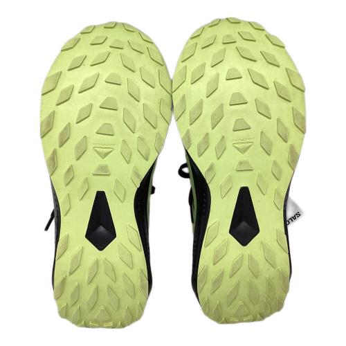 SALOMON (サロモン) ALPHAGLIDE GTX トレランシューズ トレッキングシューズ メンズ SIZE 26cm ブラック×イエロー
