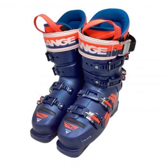 LANGE (ラング) RS130MV スキーブーツ カスタムインソール仕様(SIDAS) 23-24年モデル @ メンズ SIZE 25-25.5cm ネイビー×オレンジ