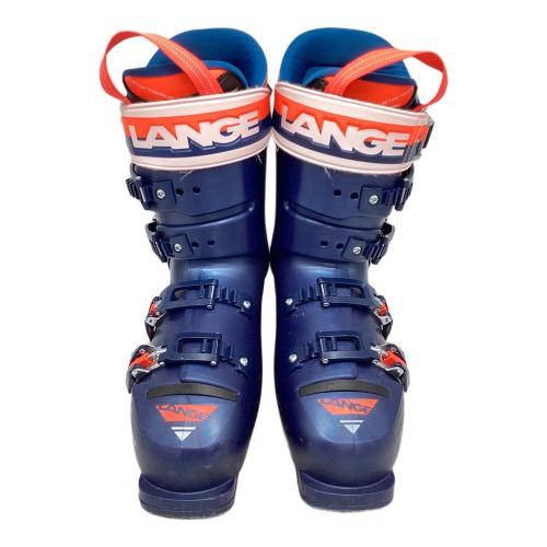 LANGE (ラング) RS130MV スキーブーツ カスタムインソール仕様(SIDAS) 23-24年モデル @ メンズ SIZE 25-25.5cm ネイビー×オレンジ