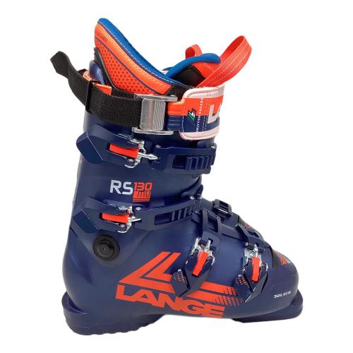 LANGE (ラング) RS130MV スキーブーツ カスタムインソール仕様(SIDAS) 23-24年モデル @ メンズ SIZE 25-25.5cm ネイビー×オレンジ