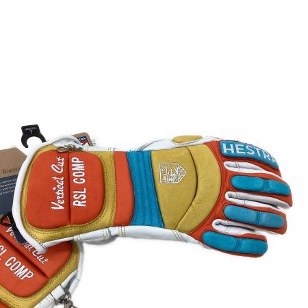 ヘストラ HESTRA Vertical Cut Comp JP サイズ７ HESTRA (ヘストラ) RSL COMP Vertical Cut グローブ ホワイト×オレンジ