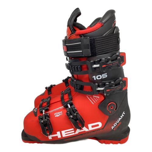 HEAD (ヘッド) ADVANT EDGE 105 スキーブーツ メンズ SIZE 26.5cm レッド×ブラック