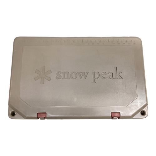 Snow peak (スノーピーク) ハードロッククーラー 40QT クーラーボックス UG-302GY 約38L ブラウン×レッド