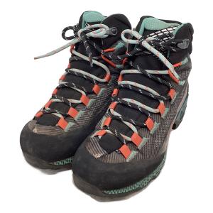 LA SPORTIVA (ラ スポルティバ) エクイリビウムハイクウーマンGTX ハイカット(ソフトソール) トレッキングシューズ G00E33 レディース SIZE EU36(約23cm) ブラック×スカイブルー