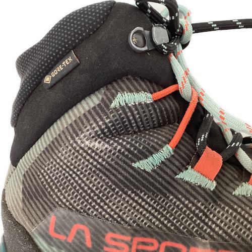 LA SPORTIVA (ラ スポルティバ) エクイリビウムハイクウーマンGTX ハイカット(ソフトソール) トレッキングシューズ G00E33 レディース SIZE EU36(約23cm) ブラック×スカイブルー