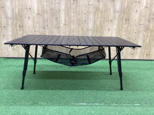 OGAWA (オガワ) アウトドアテーブル 125×70×40/60cm ブラック ロールテーブルL
