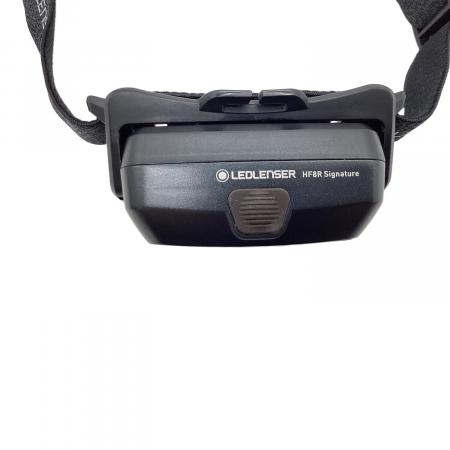 LED LENSER (レッドレンザー) ヘッドライト ブラック HF8R Signature