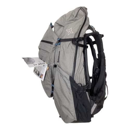 PAAGO WORKS (パーゴワークス) バックパック 45L グレー×ブラック ZENN