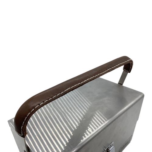 Coleman (コールマン) 収納ケース シルバー ※ハンドルレザーカスタム有 ステンレススパイスボックス