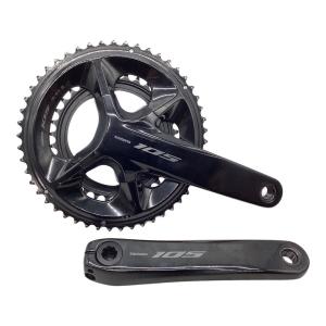 SHIMANO (シマノ) 105 クランクセット 自転車用品 FC-R7100 ブラック  2x12スピード