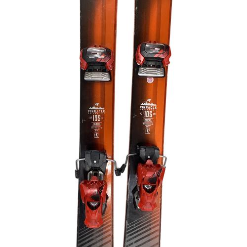 K2 (ケーツー) PINNACLE 105 ファットスキー 17-18年モデル レッド×ブラック 177cm