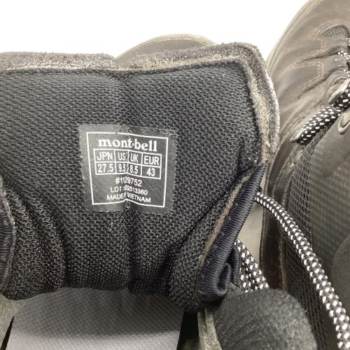 mont-bell (モンベル) マウンテンクルーザー600 レザー ミドルカット トレッキングシューズ 1129752 レザー メンズ EUR43(27.5cm) グレー