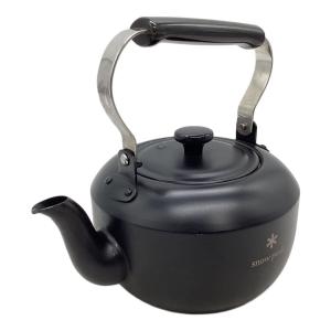 Snow peak (スノーピーク) ラウンドケトル1.5 マットブラック クッキング用品 PG-009 ブラック ポイントギフト限定