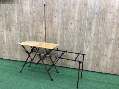 Coleman (コールマン) キッチンテーブル 2000010520 ※ツールハンガー用フック欠品 ブラウン コンフォートマスターワンタッチキッチンテーブル