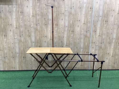 Coleman (コールマン) キッチンテーブル 2000010520 ※ツールハンガー用フック欠品 ブラウン コンフォートマスターワンタッチキッチンテーブル