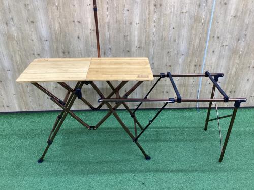 Coleman (コールマン) キッチンテーブル 2000010520 ※ツールハンガー用フック欠品 ブラウン コンフォートマスターワンタッチキッチンテーブル