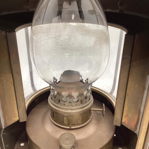 日本船燈株式会社 (ニホンセントウカブシキカイシャ) アンカーランプ オイルランタン 739型 MAST HEAD LIGHT 運輸省承認品 ヴィンテージ