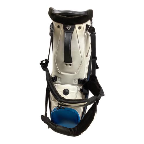 TaylorMade (テーラーメイド) キャディバッグ 4口 9.5型 ホワイト×ブラック グローバルツアースタンドバッグ